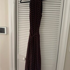 Banana Republic Blue and Orange Maxi Dress